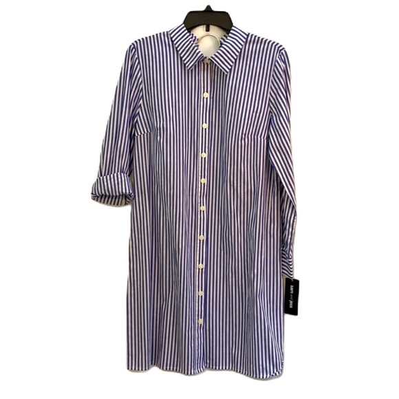 NWT Sam and Jess Summer Cotton Dress Sz Medium with open V-shaped back - Picture 1 of 8